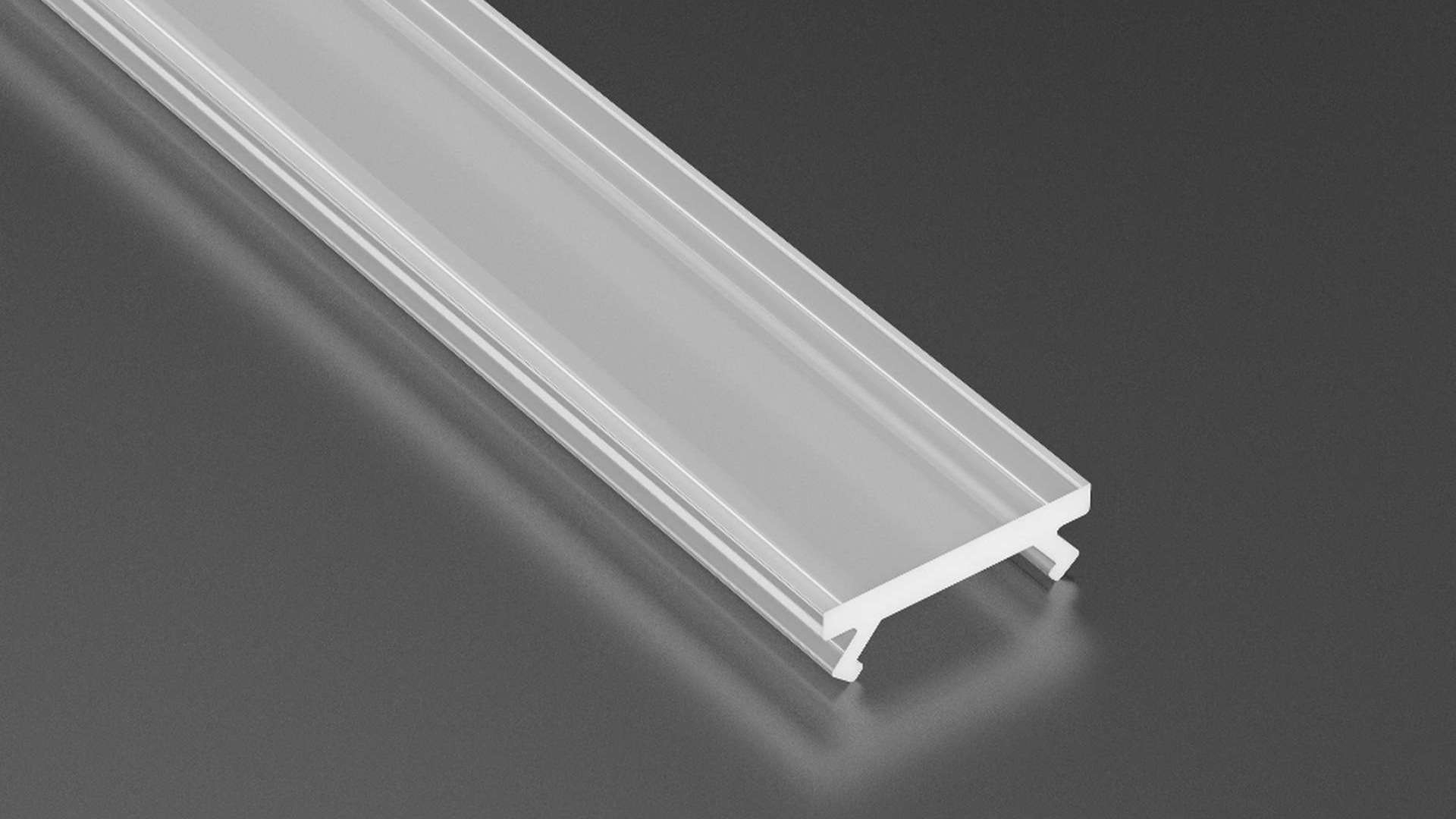 Klosz do profilu LED LUMINES SLIM mrożony 2,02 m v1