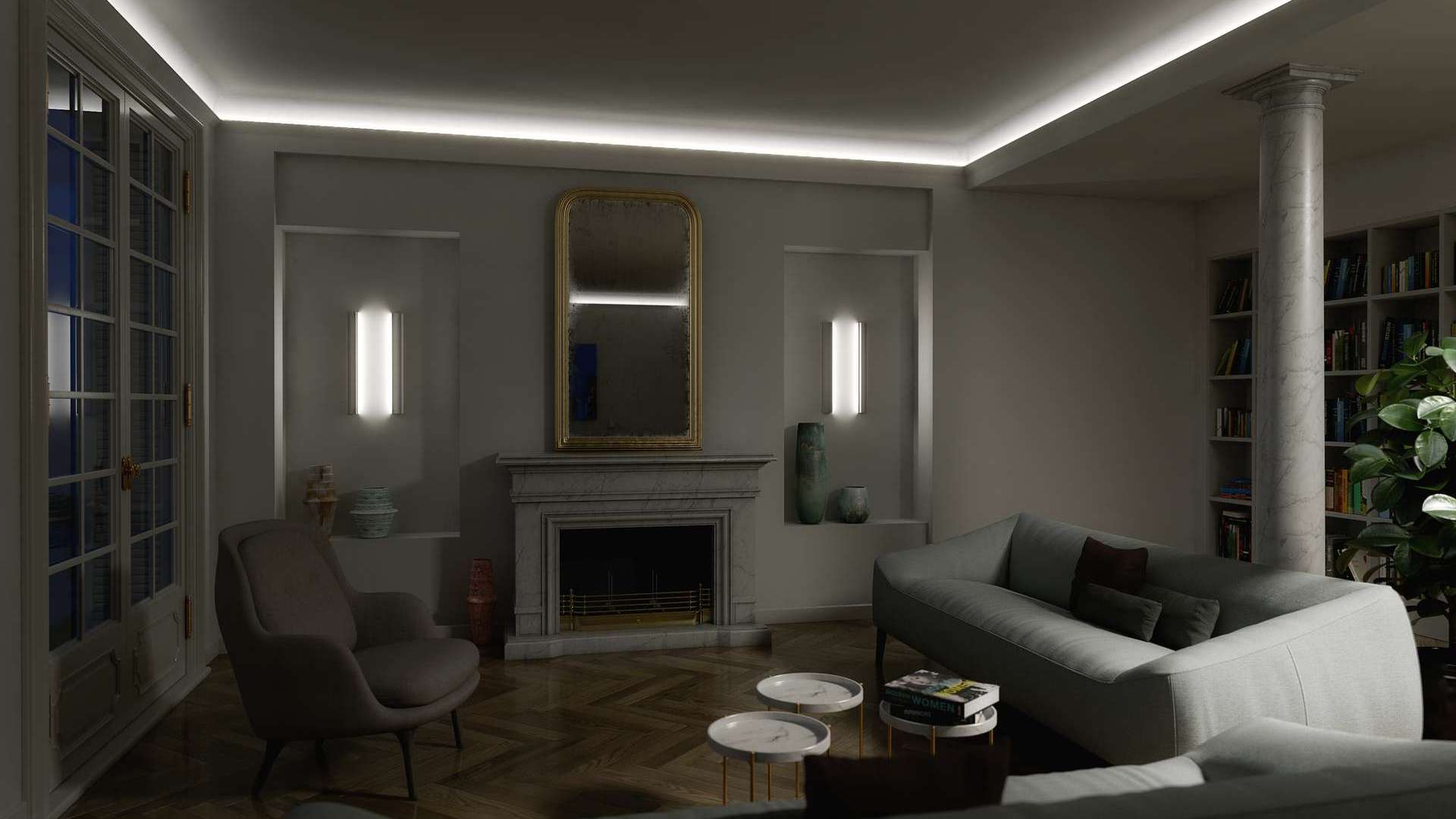 Profil LED LUMINES typ Conva srebrny anodowany 3 m