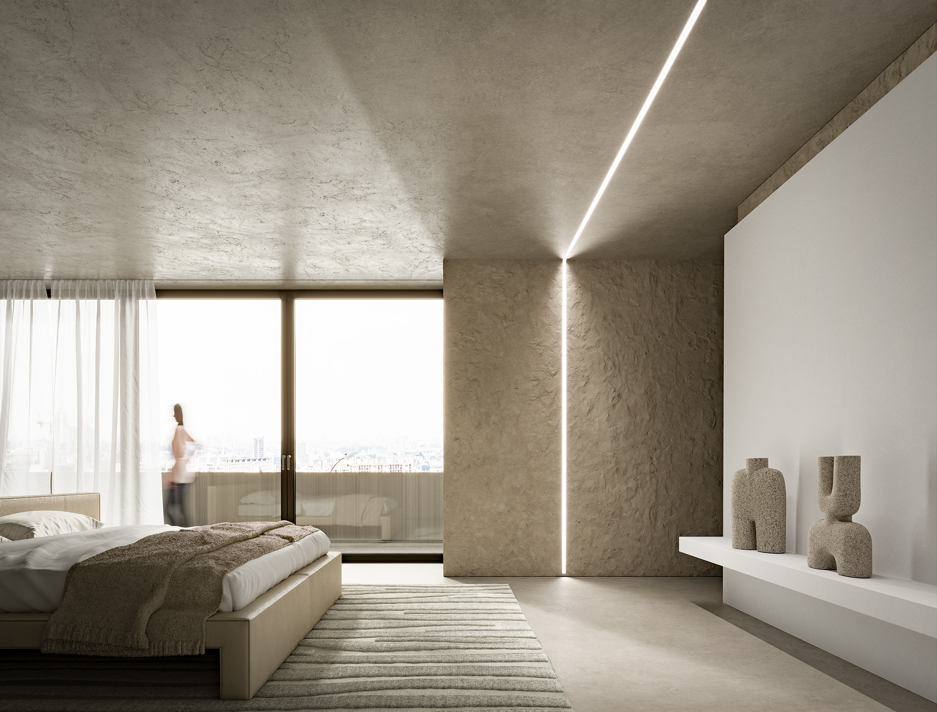 Profil LED LUMINES typ akin czarny lakierowany 3 m