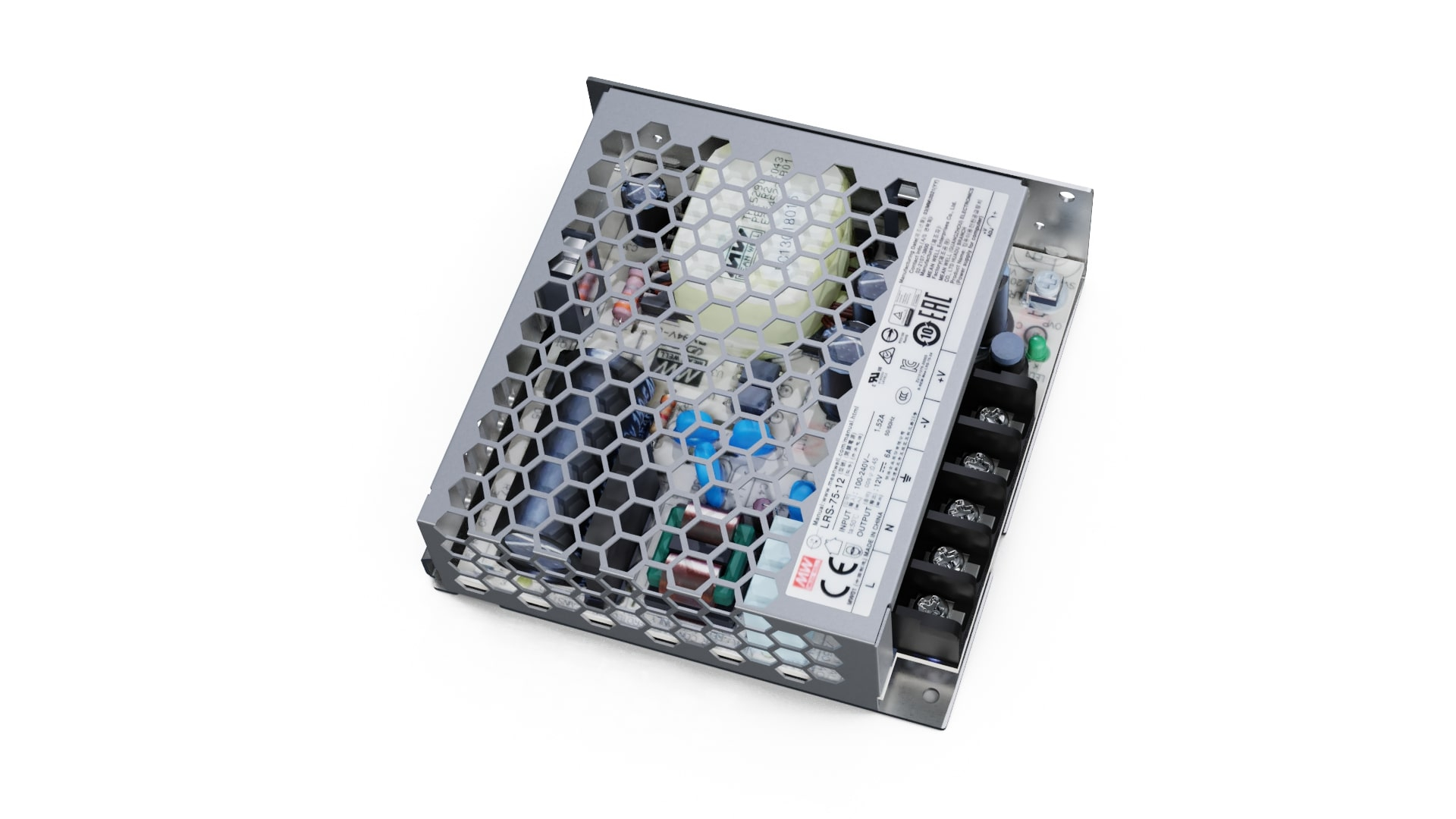 Zasilacz modułowy MEAN WELL LRS 12V 75W IP20