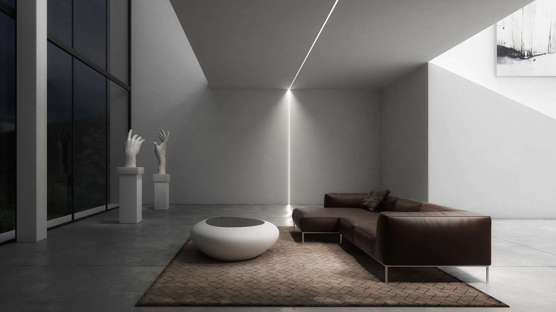 Profil LUMINES typ Subli czarny lakierowany 3 m