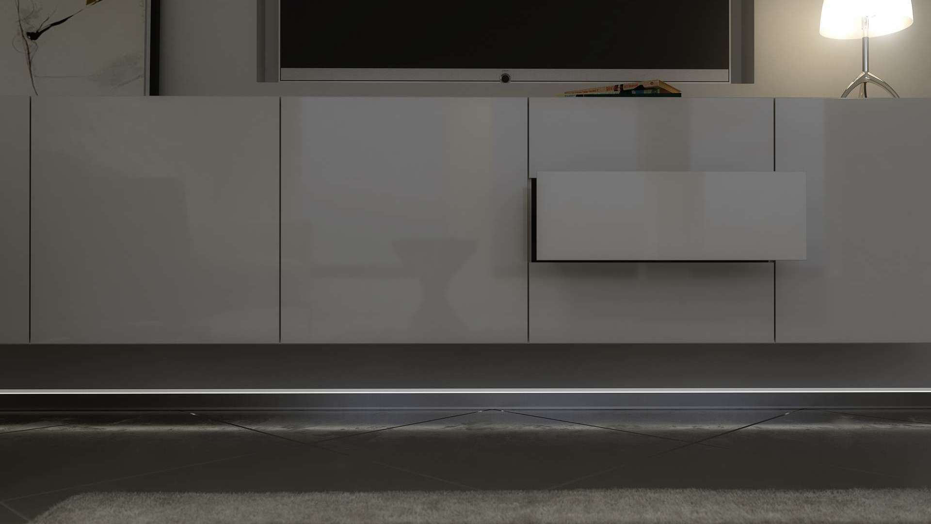 Profil LED LUMINES typ Flaro biały lakierowany 1 m