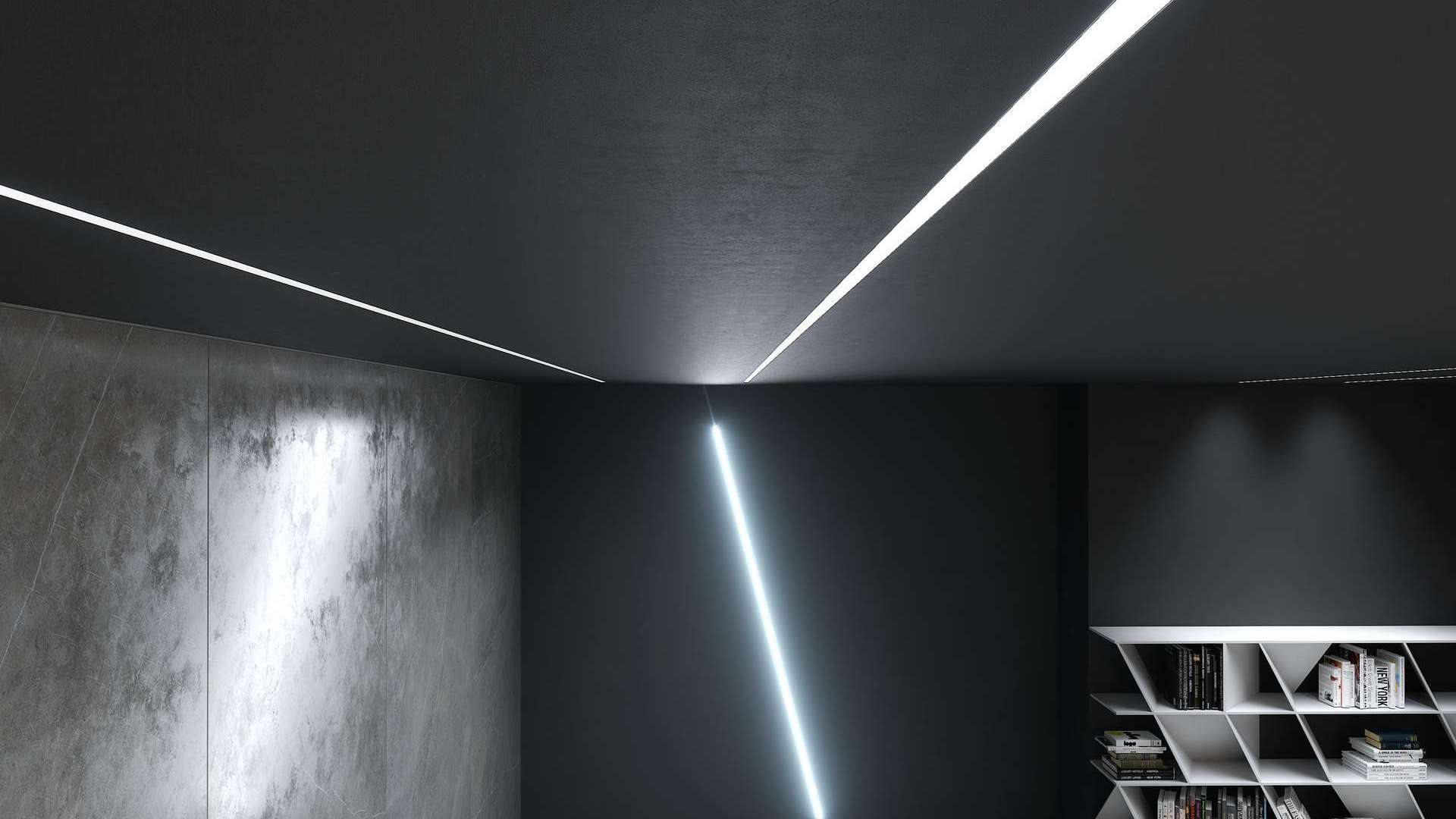 Profil LUMINES typ Subli czarny lakierowany 3 m