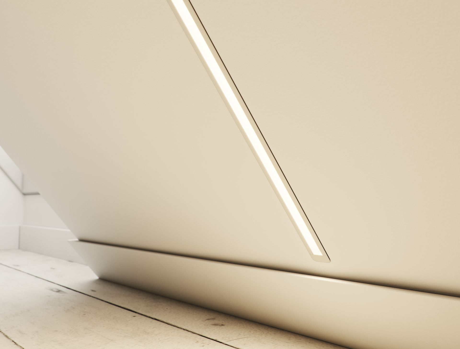 Profil LED LUMINES typ U surowy 3 m