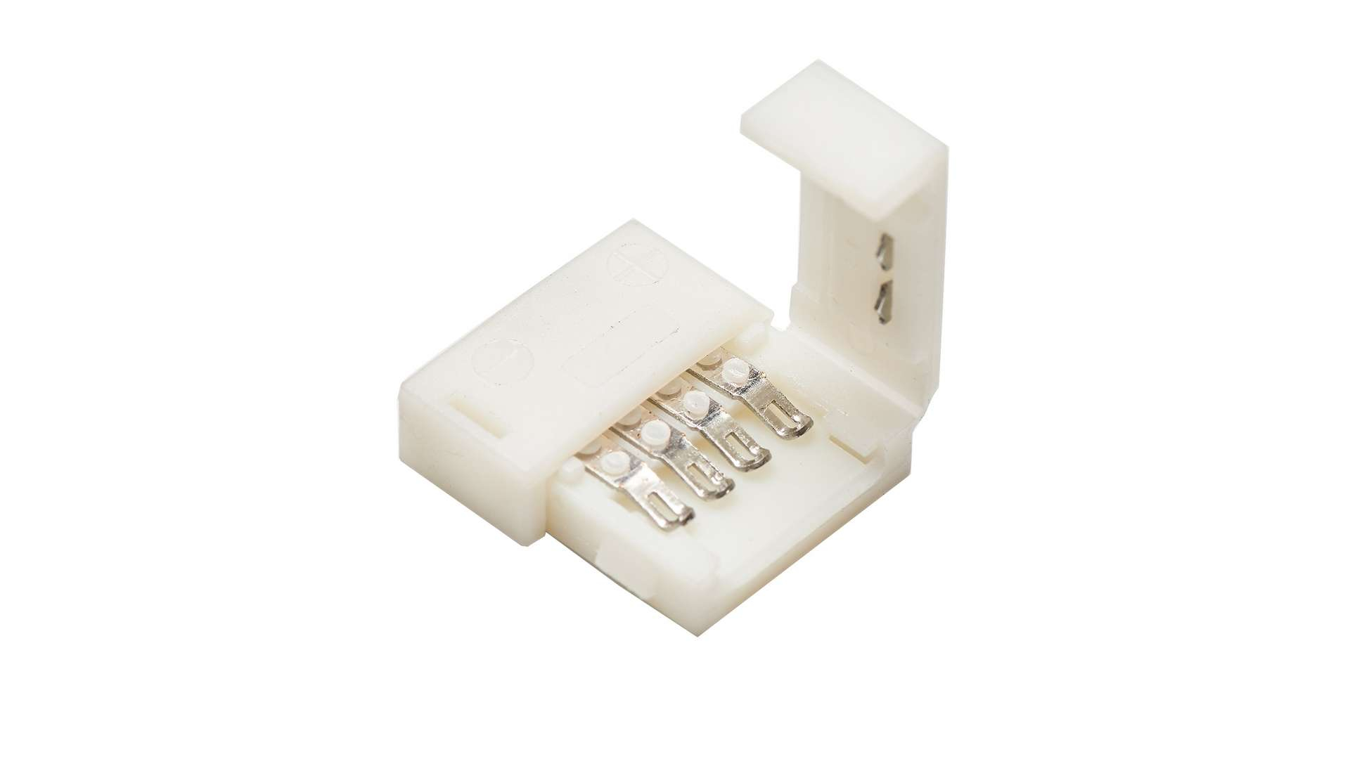 Złącze taśmy RGB 10mm 2-stronne z zatrzaskami