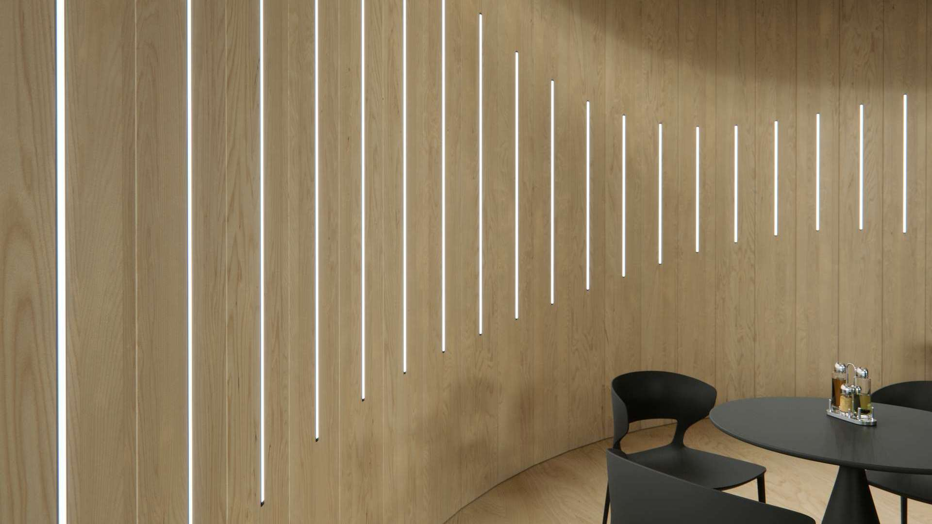 Profil LED LUMINES typ W srebrny anodowany 3 m