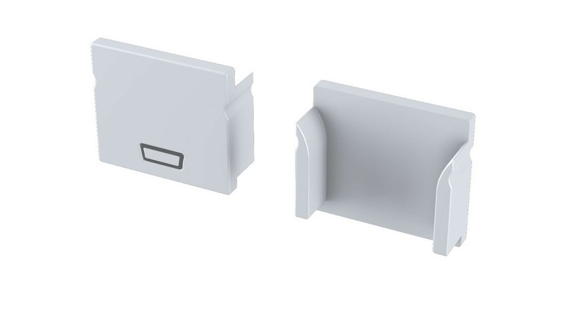 Zaślepka do profilu LED LUMINES RUNO 2w1 biała