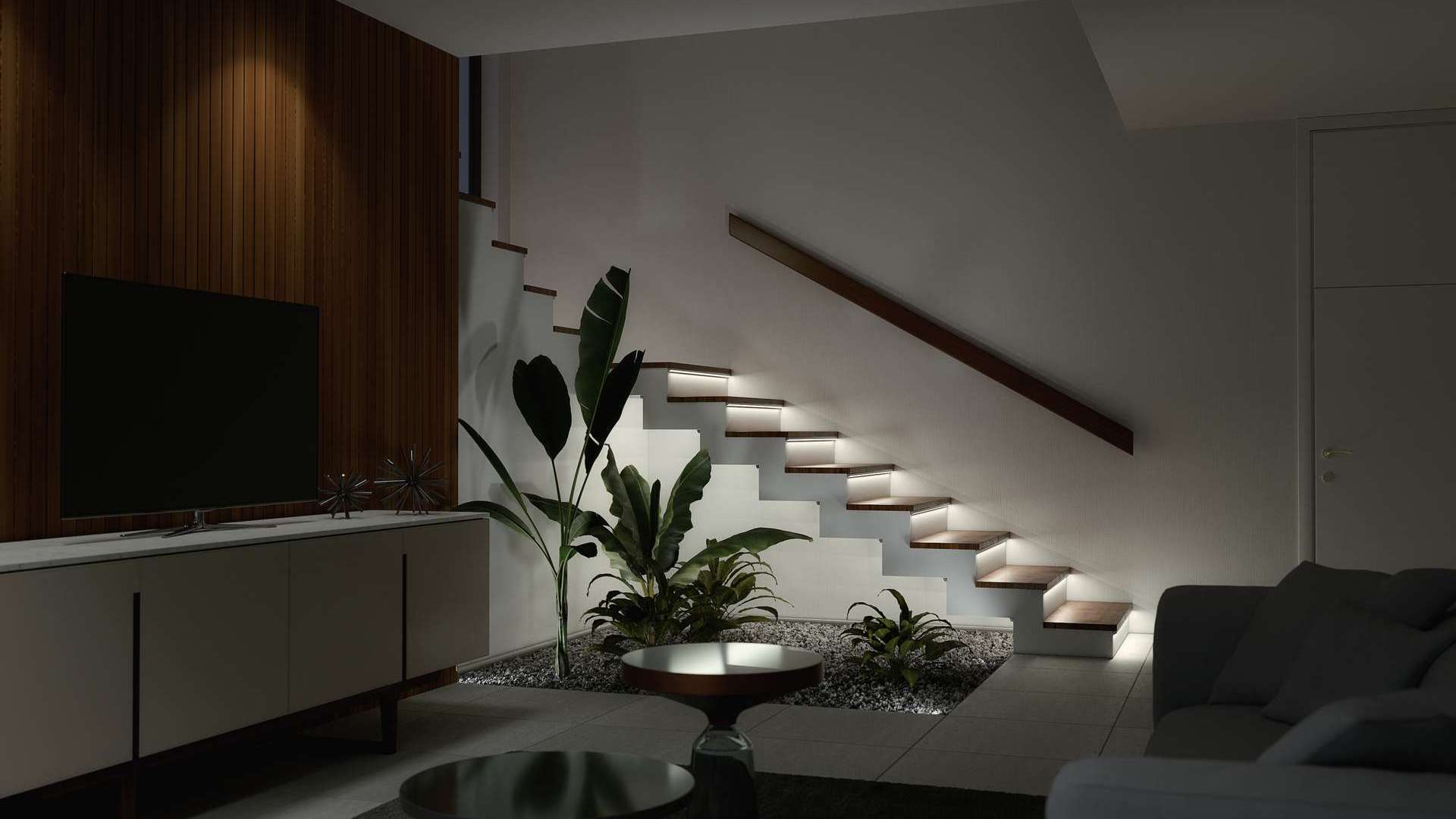 Profil LED LUMINES typ H czarny anodowany 2,02 m