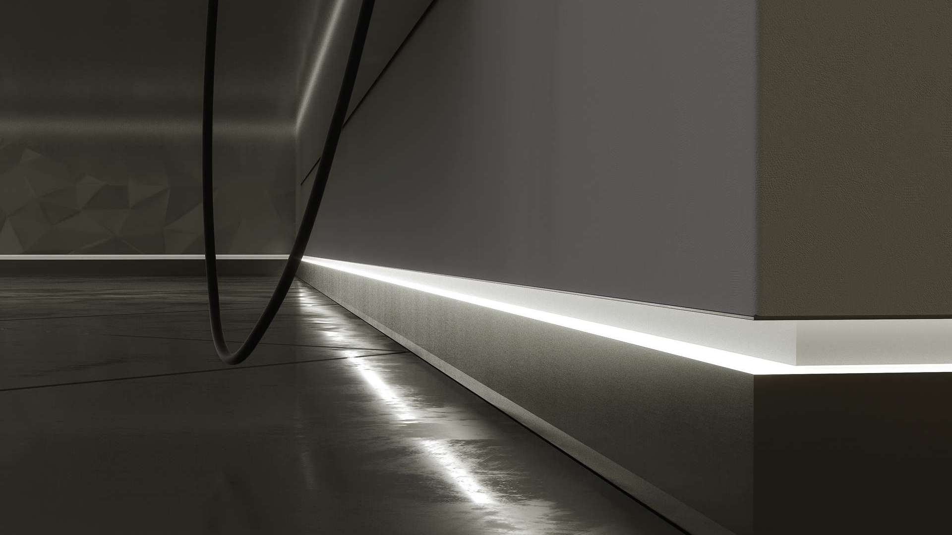 Profil LED LUMINES typ Flaro biały lakierowany 1 m