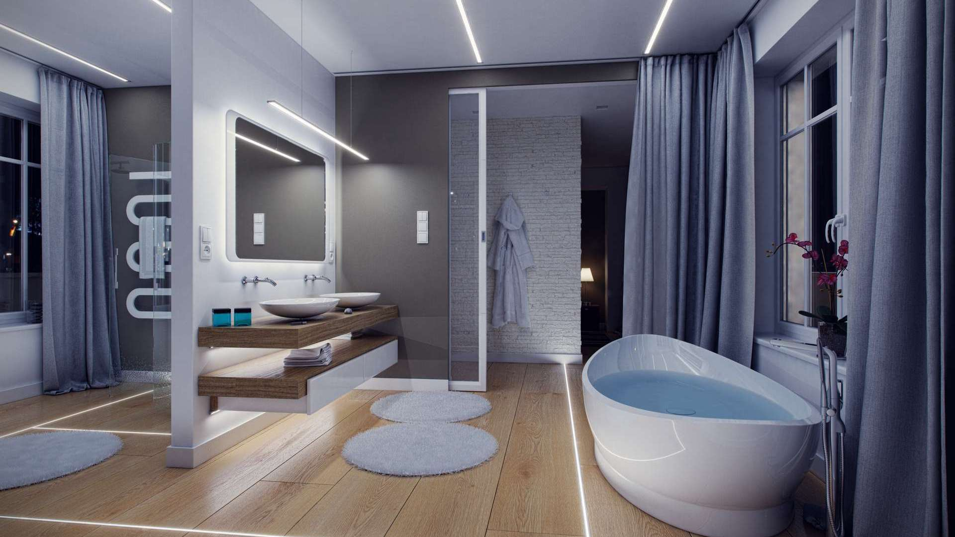 Profil LED LUMINES typ INSO srebrny anodowany 1 m