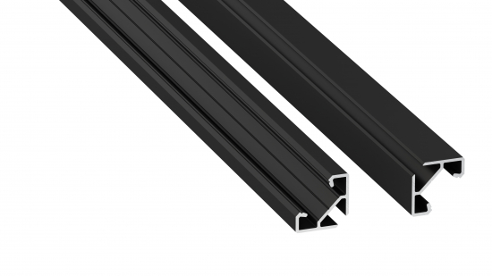 Profil LED LUMINES typ ajar czarny lakierowany 1 m