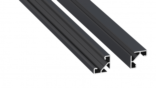 Profil LED LUMINES typ ajar Rock Anthracite lakierowany 1 m