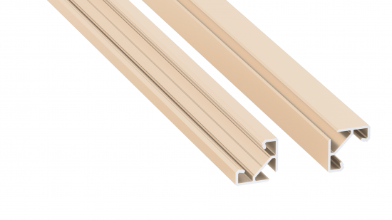 Profil LED LUMINES typ ajar Light Ivory lakierowany 1 m
