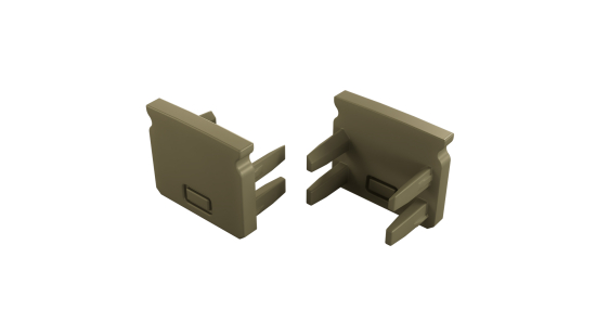 Zaślepka do profilu LUMINES SEI inox 2w1