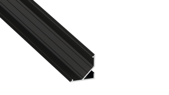 Zestaw TEKKNI ARRE czarny, klosz transparentny 3 m