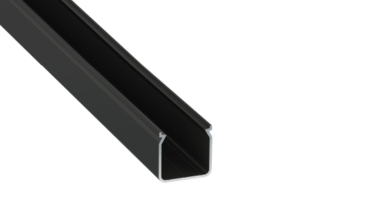 Profil TEKKNI+ typ HELSE+ czarny anodowany 1 m