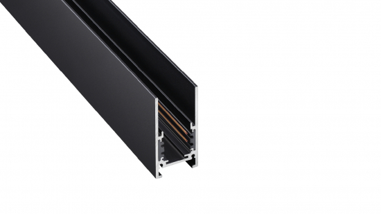 LUMINES GENESIS Szynoprzewód natynkowy czarny 2 m