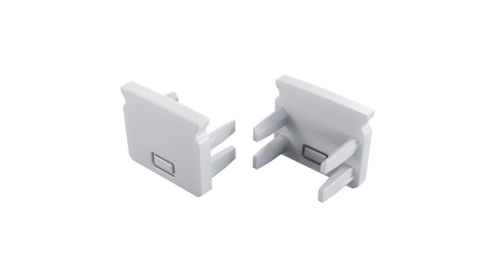 Zaślepka do profilu LUMINES SEI biała 2w1