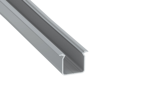 Zestaw TEKKNI SKAGEN srebrny, klosz transparentny 3 m