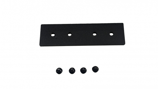 LUMINES GENESIS Złącze łączące do szyn natynkowych czarne