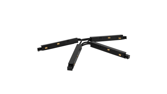 LUMINES GENESIS Złączka zasilająca typu + czarna