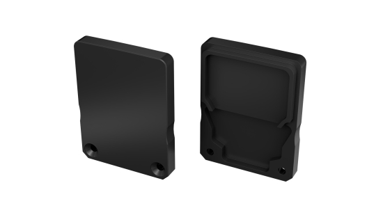 Zaślepka ALU LUMINES SILEDA+Tall czarna lakierowana