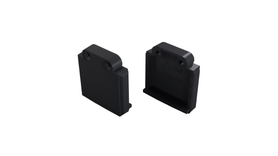 Zaślepka do profilu LUMINES SOLVIA czarna