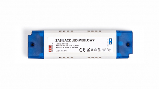 Zasilacz plastic case 12V 80W IP20