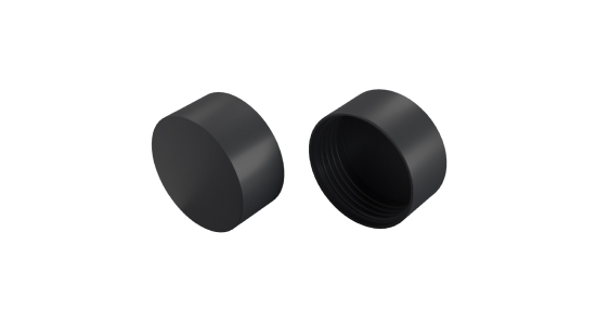 Zaślepki ALU LUMINES SFERO MS1 czarna anodowane