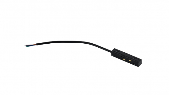 LUMINES GENESIS Złączka zasilająca do szynoprzewodów czarna