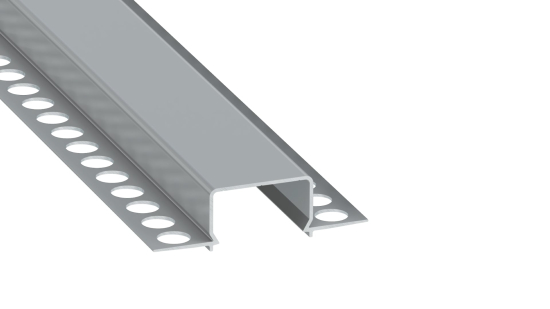 Zestaw TEKKNI HORST srebrny, klosz mleczny 3 m