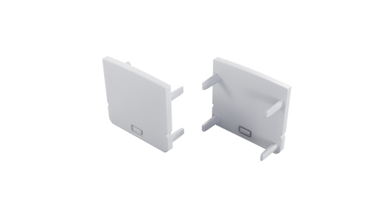 Zaślepka do profilu LUMINES RAI biała 2w1