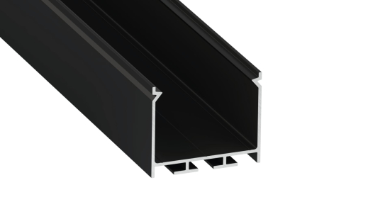 Zestaw TEKKNI NORS czarny, klosz transparentny 3 m