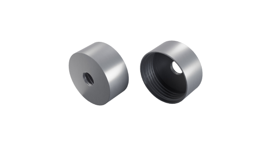 Zaślepki ALU LUMINES SFERO MS1 srebrna anodowane z otworem