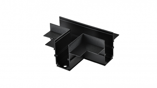 LUMINES GENESIS Łącznik podtynkowy typu T czarny