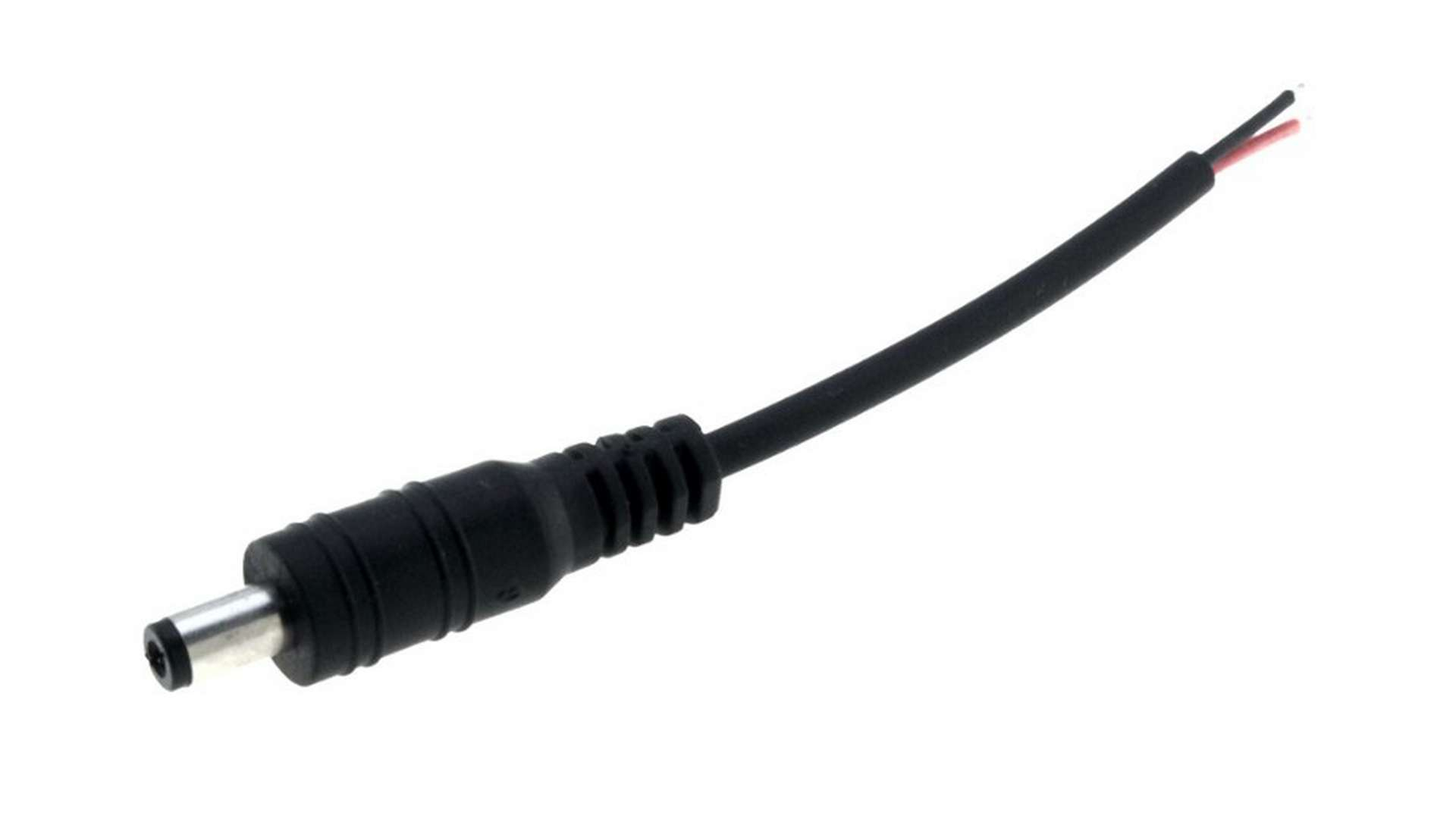 Wtyk 2.1 DC + kabel 7cm