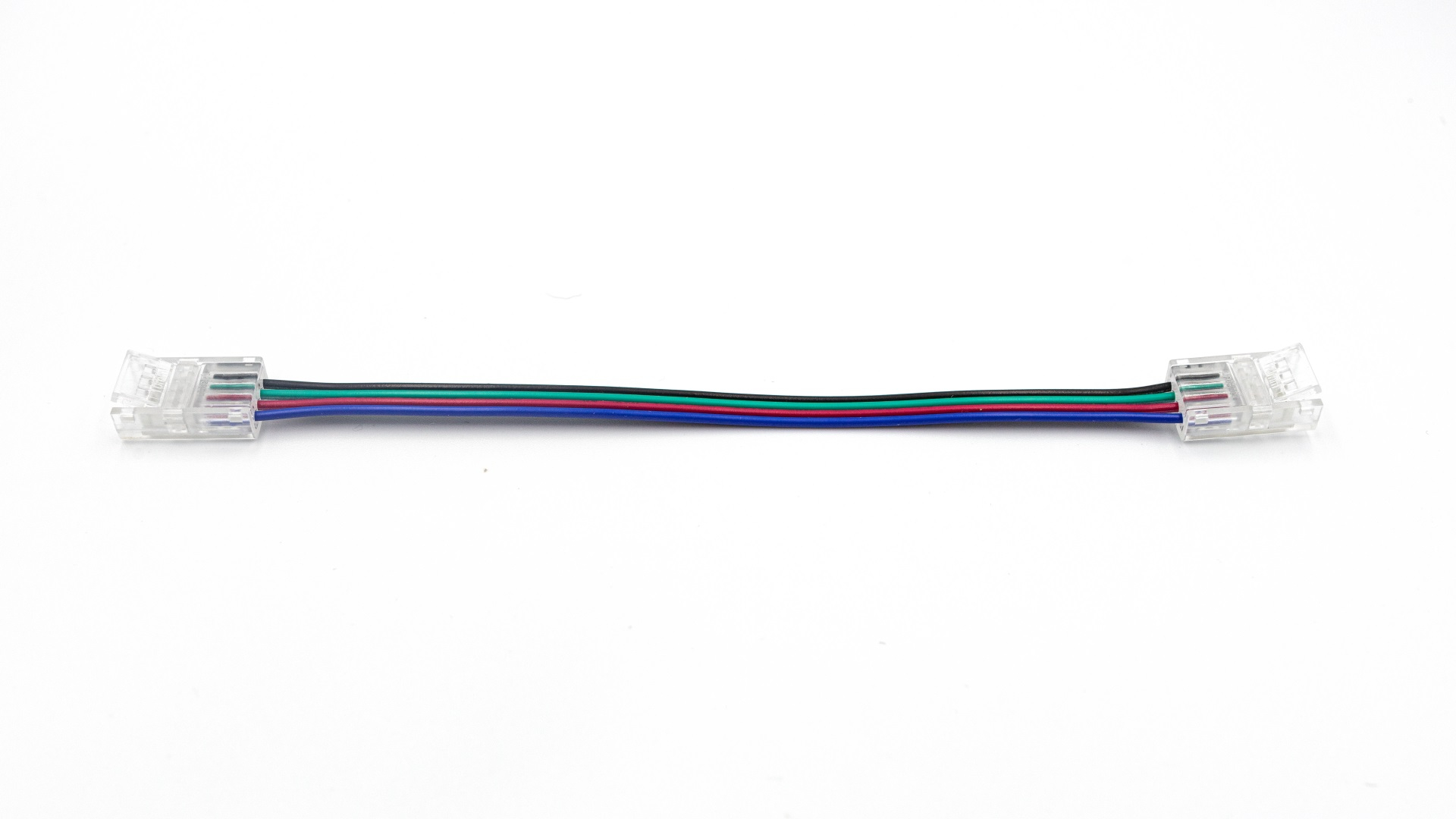 Złącze LED PRO C do taśm LED RGB/CCT 10mm 2-stronne z przewodem