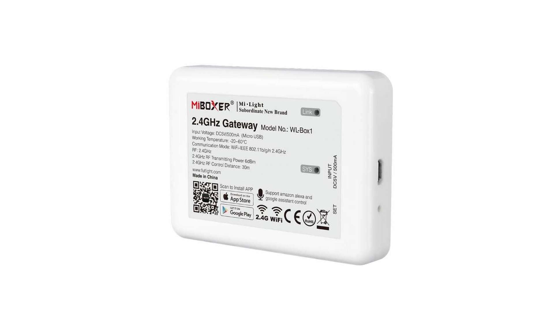 MiBOXER mostek Wi-Fi DC5V 500mA  FUT-WL-IBOX1