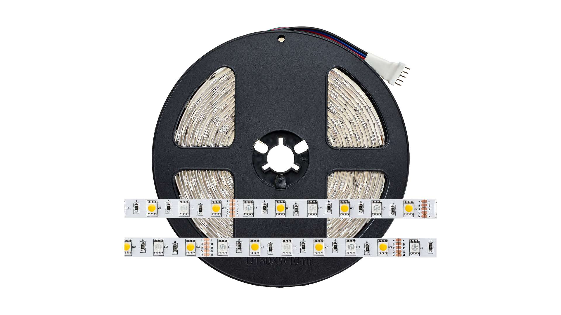 Taśma LED 30 LED/m 5050 SMD RGB Wodoodporna, 150 LED