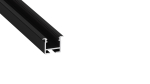 Profil LUMINES typ inFLEXA czarny lakierowany 3 m