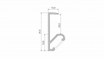 Profil LED LUMINES typ Q20 czarny anodowany 1 m