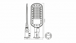 Lampa uliczna LED Stellar 60W 6600lm NW IP65