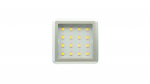 Oprawa meblowa natynkowa kwadrat aluminium 1,5 W NW