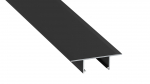 Profil LED LUMINES typ Plato czarny lakierowany 2,02 m