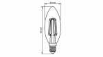 Źródło LED E14 6W G35 Filament Neutralna